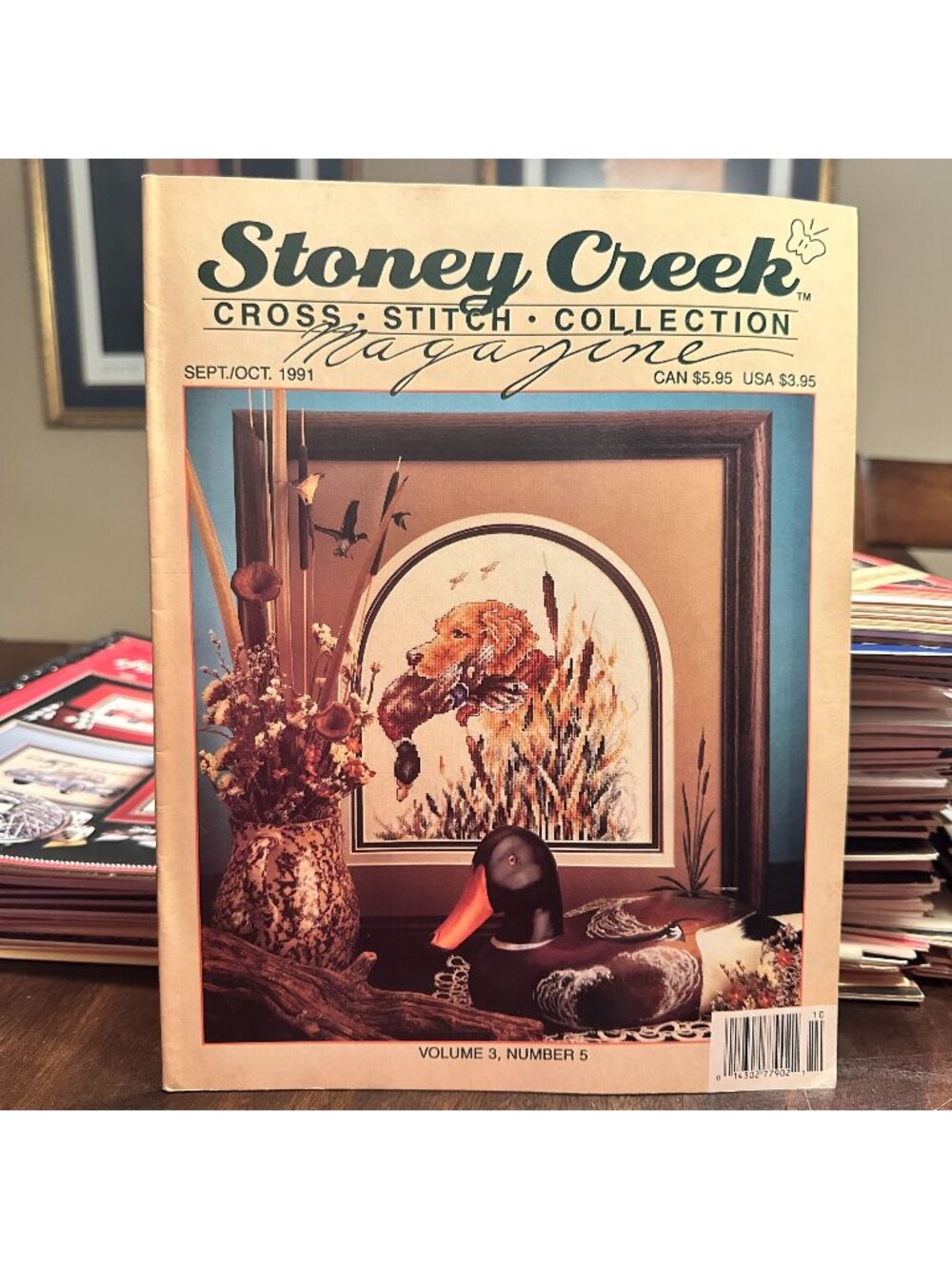 Stoney Creek Cross-Stitch Collection Magazine Sept/Oct 1991 Vol 3 Number 5